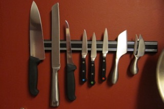 magnetic knife rack