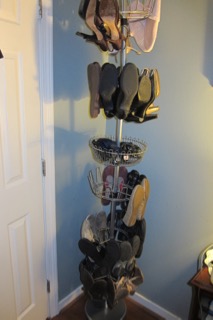 vertical shoe rack